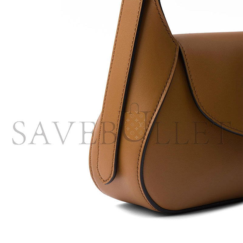 Pra*a small leather shoulder bag 1bd358 (25*15*5cm)
